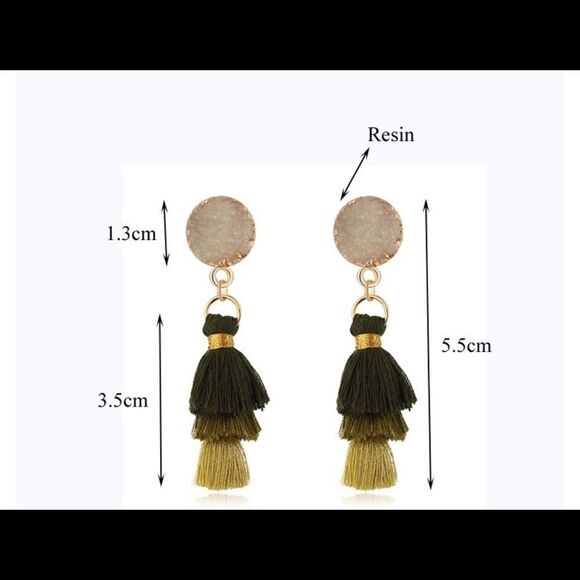 Earrings BOHO style Chic Versatile - Picture 2 of 3
